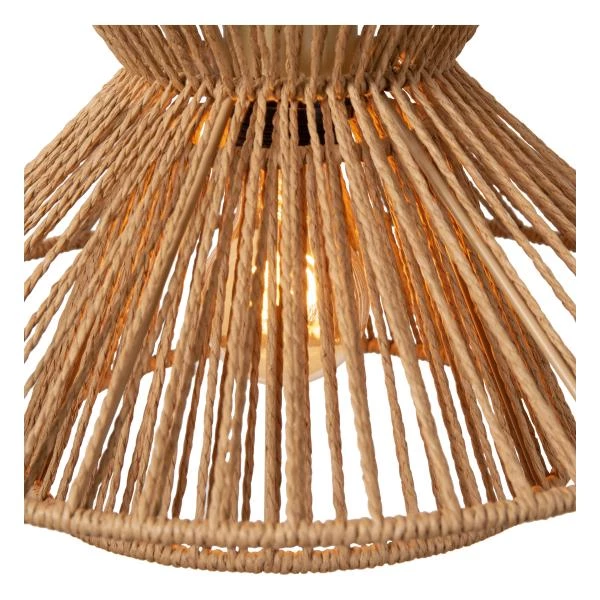 Lucide TASMAN - Pendant light - 3xE27 - Natural - detail 3